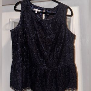 Talbots Lace Sleeveless Top